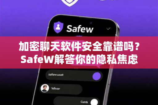 加密聊天软件安全靠谱吗？SafeW解答你的隐私焦虑