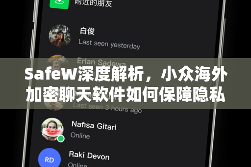 SafeW深度解析，小众海外加密聊天软件如何保障隐私安全？