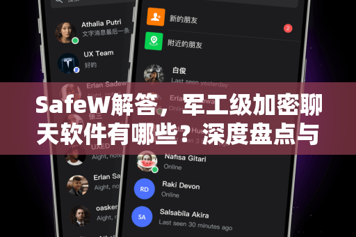 SafeW解答，军工级加密聊天软件有哪些？深度盘点与安全指南