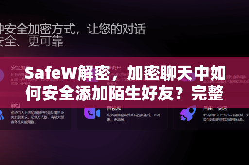 SafeW解密，加密聊天中如何安全添加陌生好友？完整操作指南