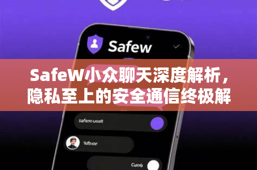 SafeW小众聊天深度解析，隐私至上的安全通信终极解答