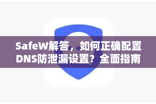 SafeW解答，如何正确配置DNS防泄漏设置？全面指南与常见问题