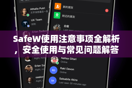SafeW使用注意事项全解析，安全使用与常见问题解答