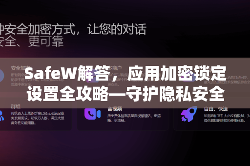 SafeW解答，应用加密锁定设置全攻略—守护隐私安全的终极指南