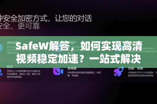 SafeW解答，如何实现高清视频稳定加速？一站式解决方案
