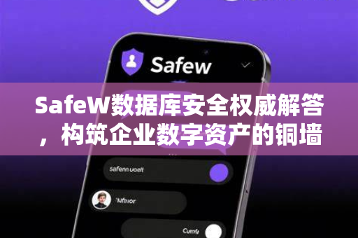 SafeW数据库安全权威解答，构筑企业数字资产的铜墙铁壁