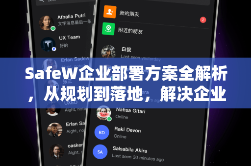 SafeW企业部署方案全解析，从规划到落地，解决企业安全痛点