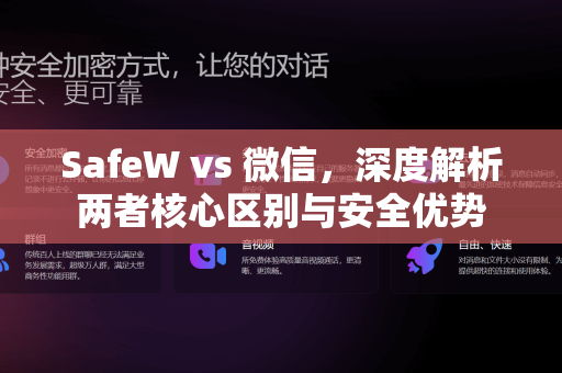 SafeW vs 微信，深度解析两者核心区别与安全优势