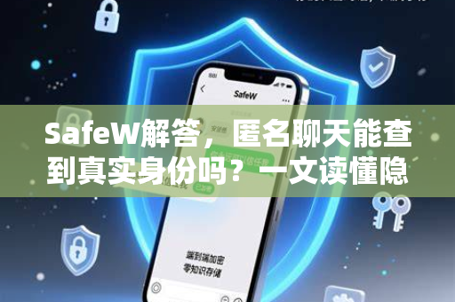 SafeW解答，匿名聊天能查到真实身份吗？一文读懂隐私保护真相