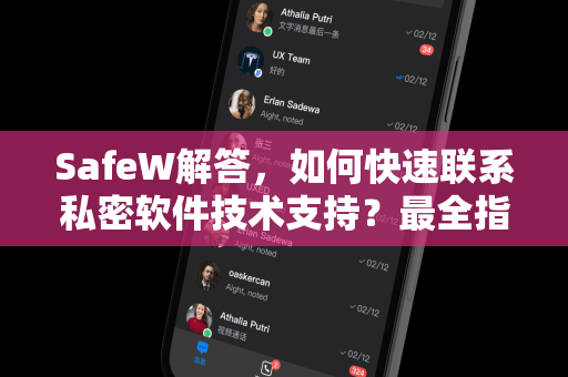 SafeW解答，如何快速联系私密软件技术支持？最全指南