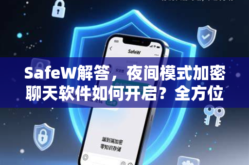 SafeW解答，夜间模式加密聊天软件如何开启？全方位隐私保护指南